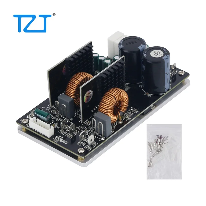 TZT UCD Dual Channel D-Class Stereo Digital Power Amplifier 2x500W HiFi Power Amplifier Module (+/-55 - 75V Power Supply)