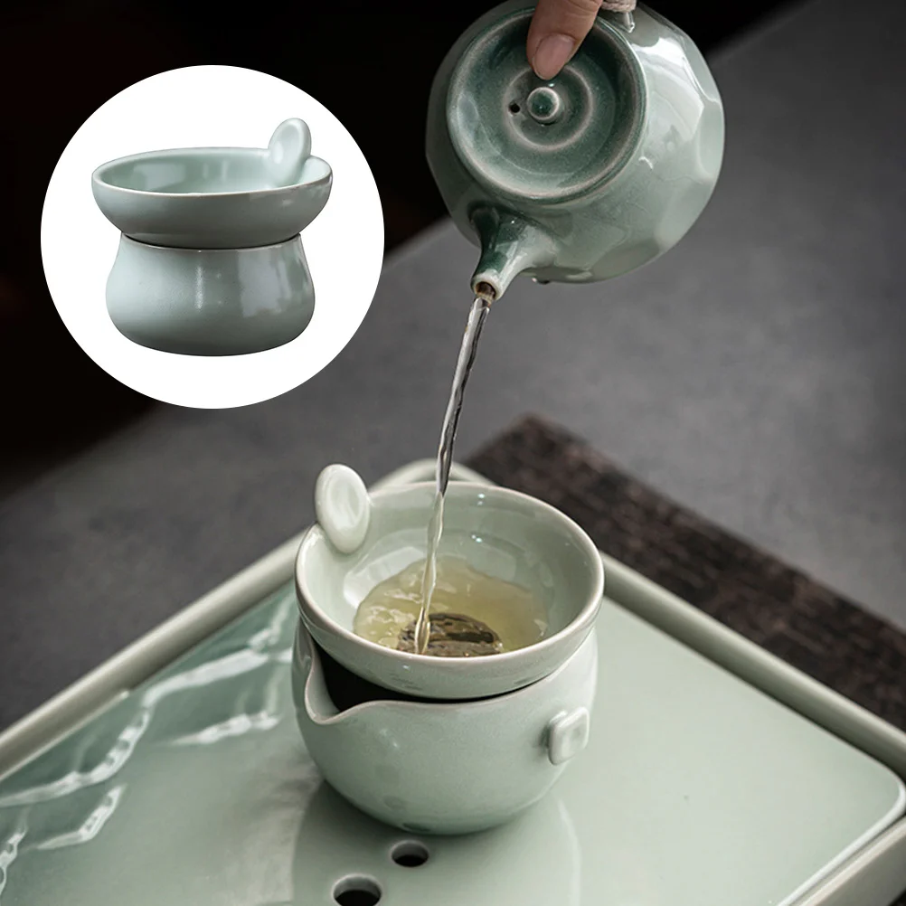 

1Set Ceramic Tea Leaf Filter Simple Stylish Scald Protection Easy Clean Maintain Household Tea Accessories