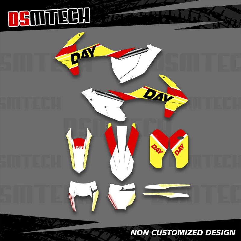 

Графические наклейки DSMTECH, фоновые наклейки для KTM 125 250 350 450 500 SX SXF XC XCF 2016 2017 2018 EXC EXCF XCW 2017 2018 2019