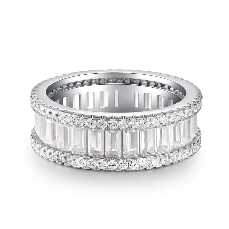 

NovaGlod Luxury Solid Platinum PT950 Women's Pink Diamond Rings High-grade Ins-style Simple Moissanite Diamond Ring