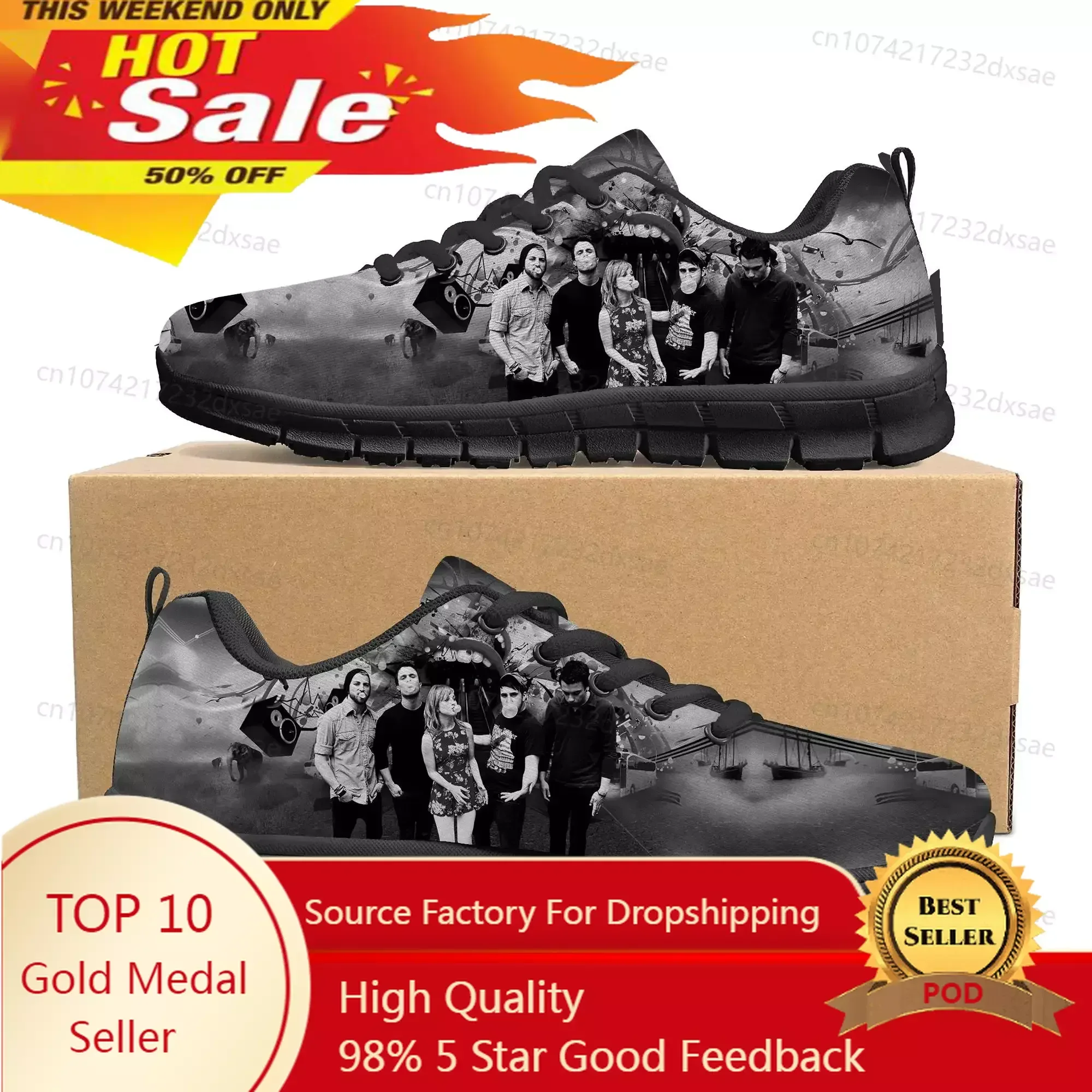 Paramore Rock Band Pop Sports Shoes Mens Womens Sneakers Casual Custom High Quality Couple Shoes