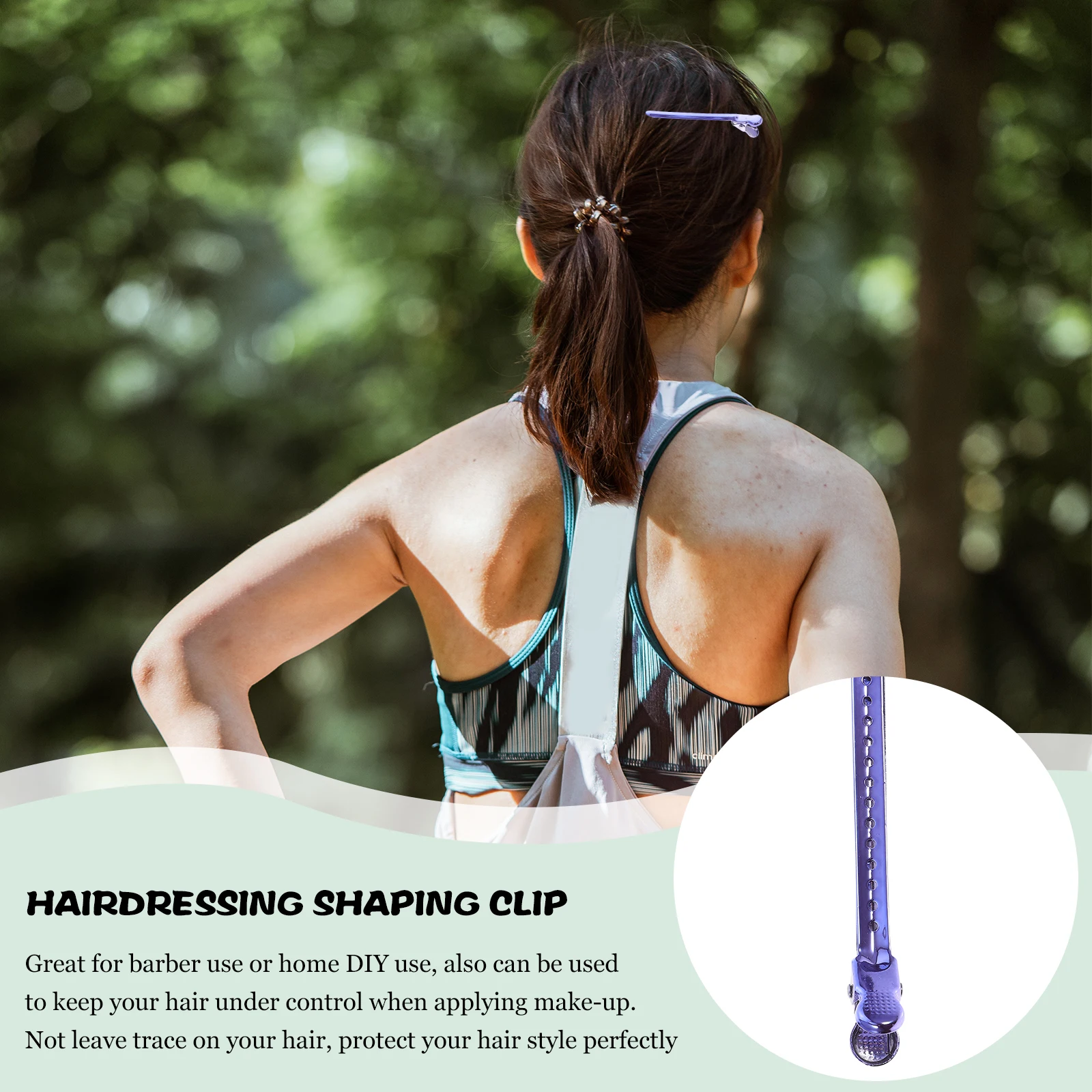 

12 Pcs Clips for Hair Hairdressing Haircut Partition Sectioning Barber Clamps Salon