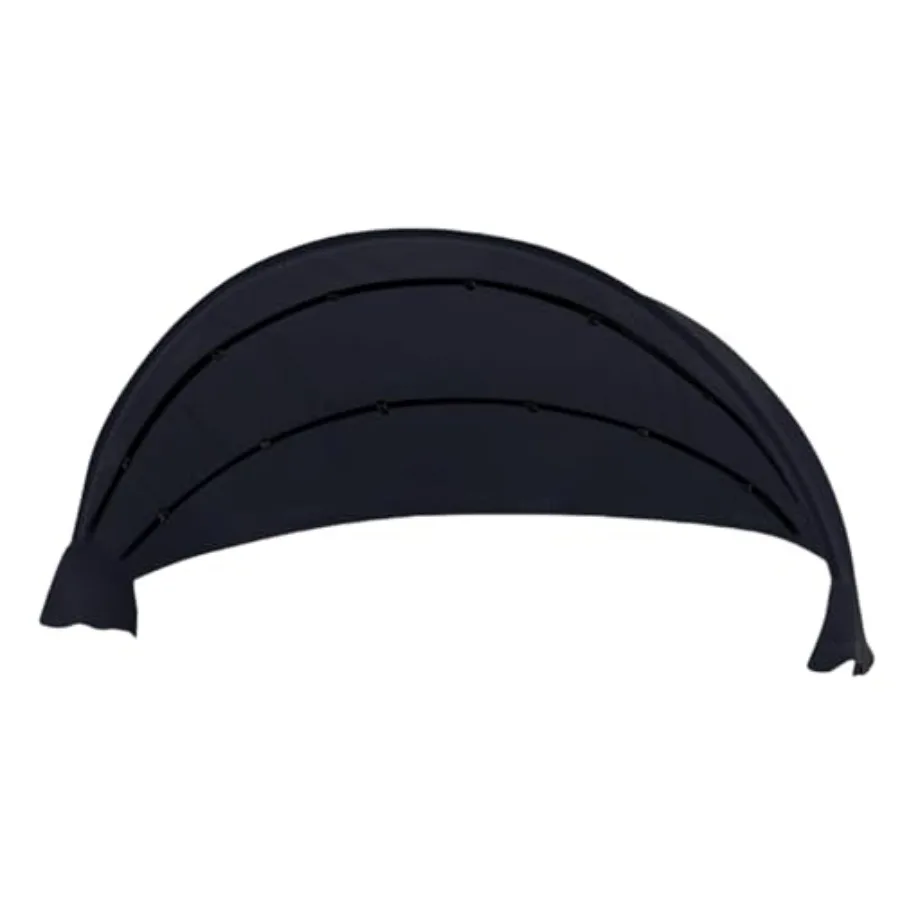 

Outdoor Furniture 66in Round Daybed Retractable Replacement, Patio Rattan Wicker Sun Bed Fade Resistant Canopies Only