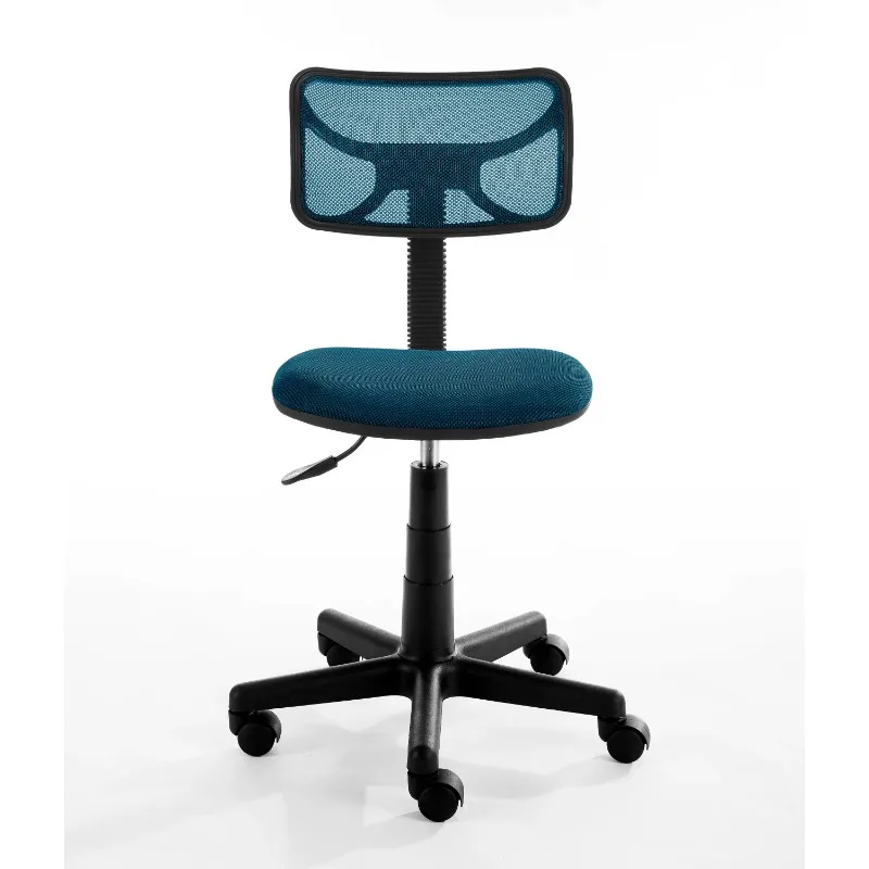 

8.66" Task Chair with Swivel & Adjustable Height, 225 lb. Capacity, Blue