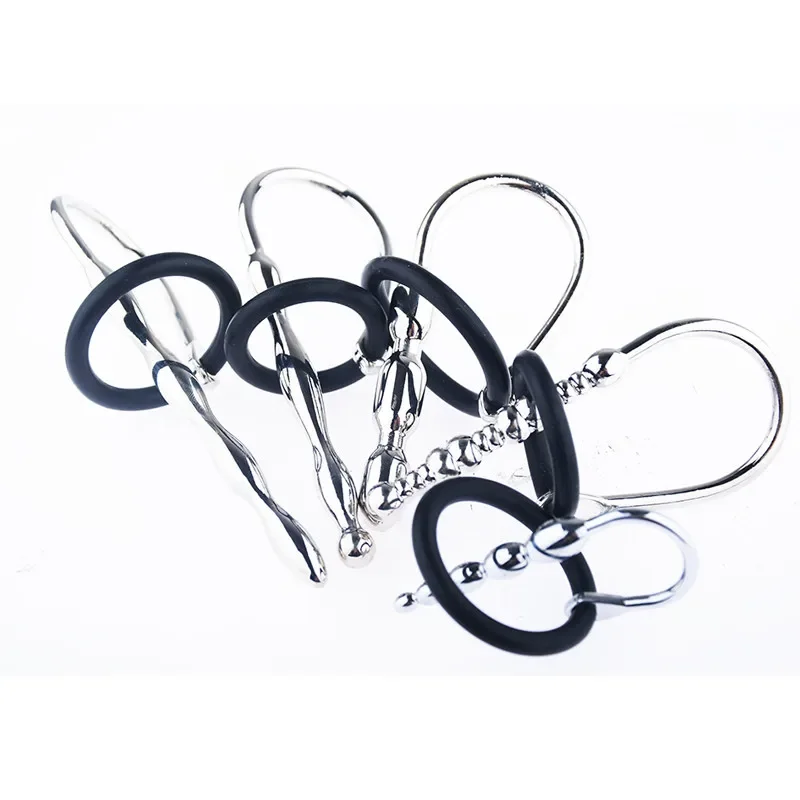 Catheter Sounds Urethral Dilators Stimulate Catheter Metal Penis Plug Male Sex Toys Sounding Rod Male Chastity Cum Cbt Sounding