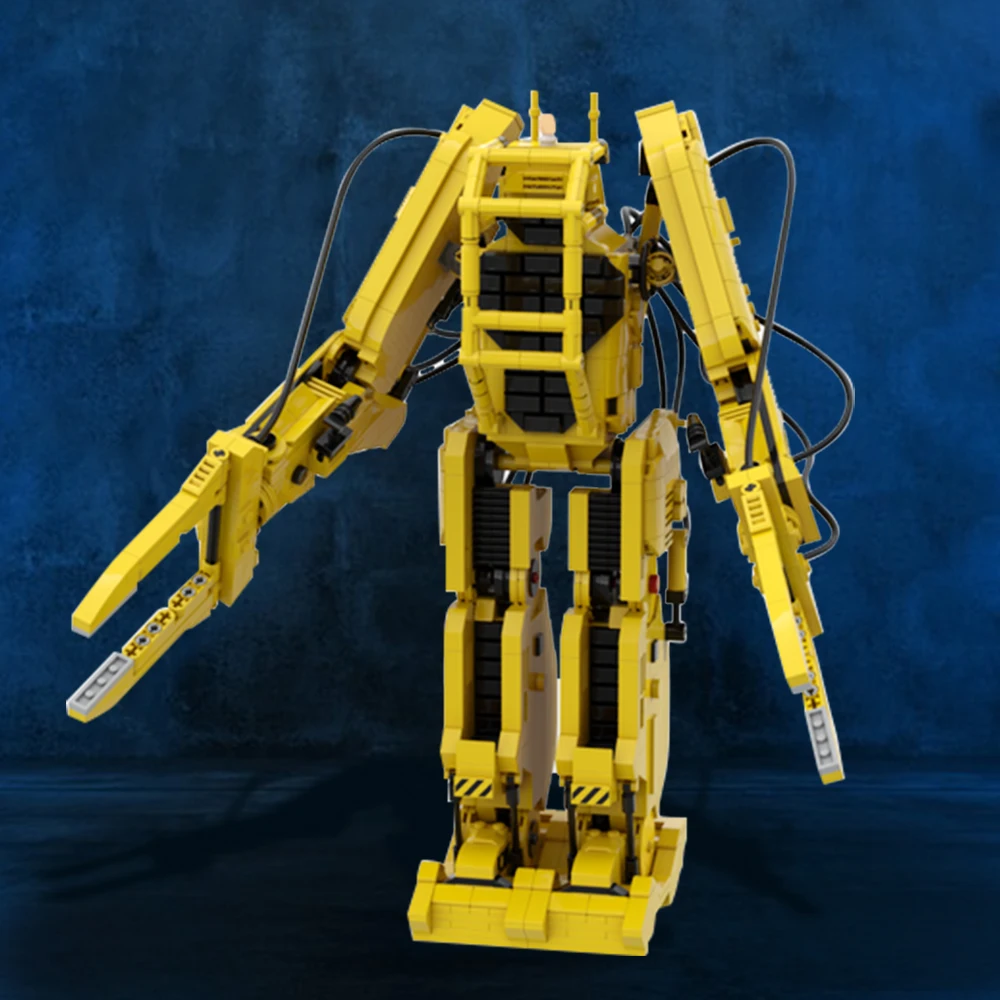 

Gobricks MOC Movie Aliens 2 Ripleys Powerloader Robot Building Blocks Aliens Mechanical Fighting Mecha Figure Bricks Toys Gifts