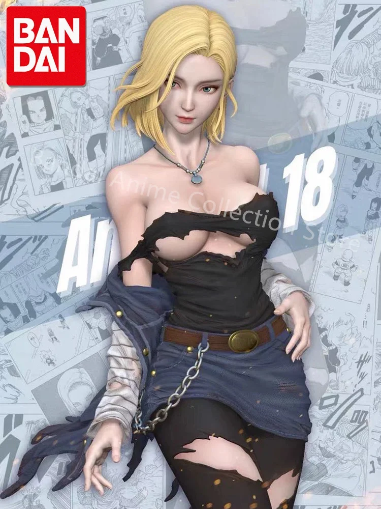 

30cm Dragon Ball Z Anime Figures Android 18 Action Figure Double Headed Statue Sexy Pvc Statue Model Doll Collectible Toy Gifts