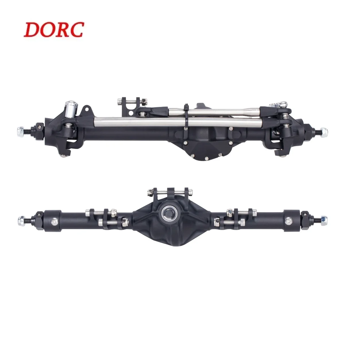 Aluminum One Piece Construction Front Rear Offset Straight Axle Set for 1/10 RC Crawler Axial SCX10 II VS4-10 Rock Trucks Parts