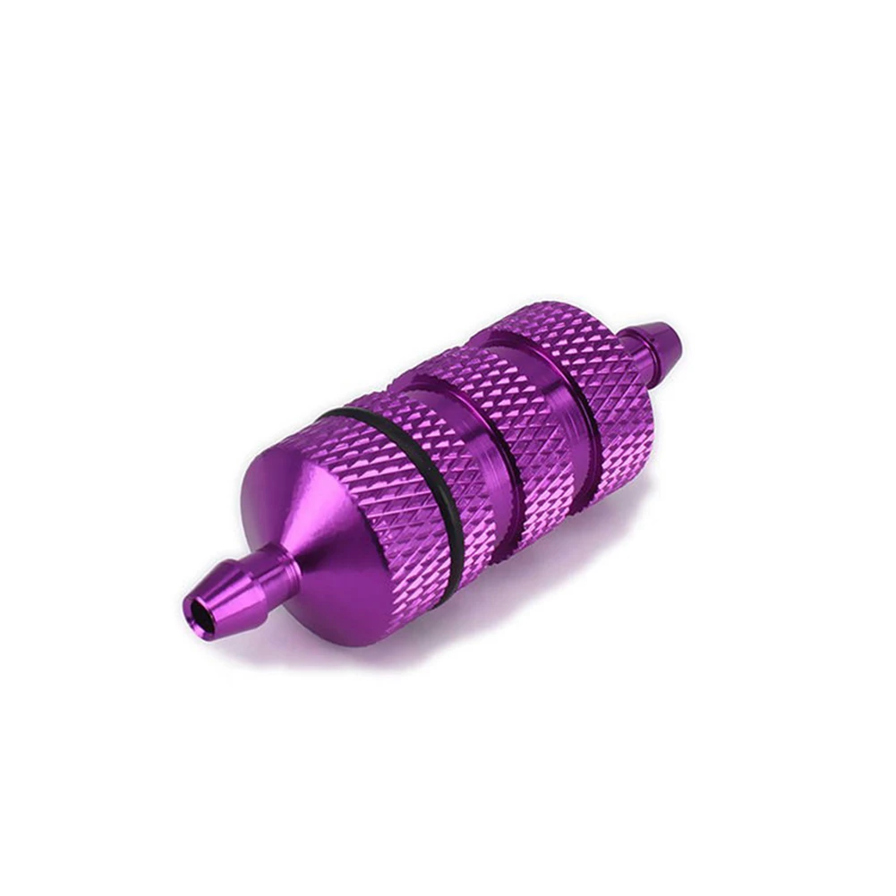 Filtro olio in lega di alluminio olio per simulazione filtro carburante Nitro per parti di automobili 1/8 1/10 RC 94122 Crawler D90 TRX4 kit auto da corsa
