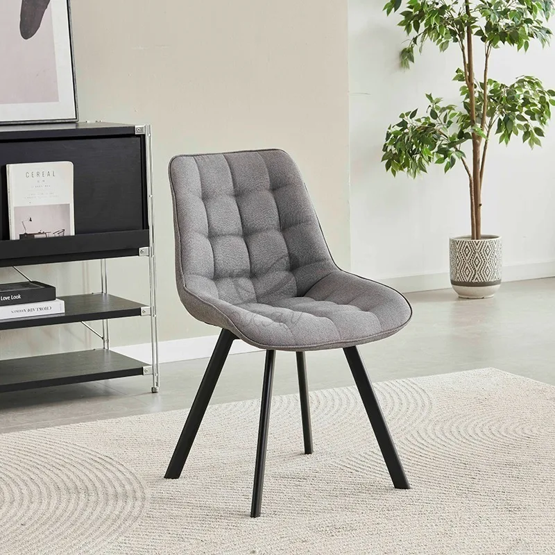 Wholesale Luxury Leather Dining Chair Upholstery Chair Dinning Room with Metal Legs Chairs for Hotel