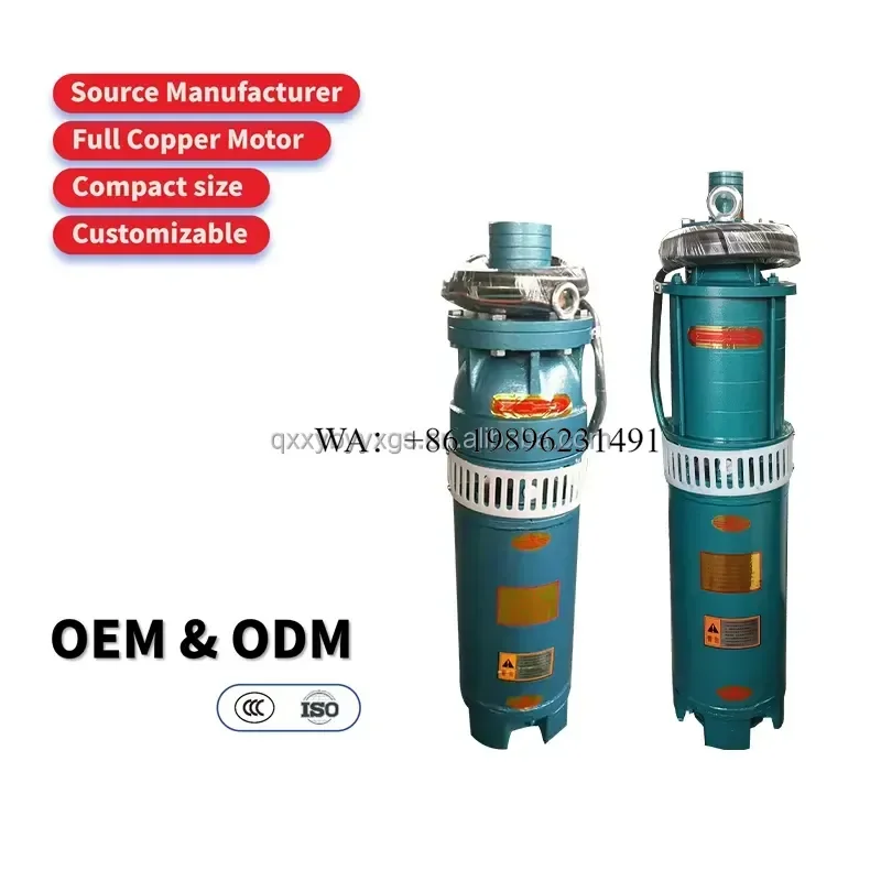 Wmwmnu for Mine Dewatering High Chrome Iron 6HP Sand Proof Submersible Construction Temporary Water Pumps