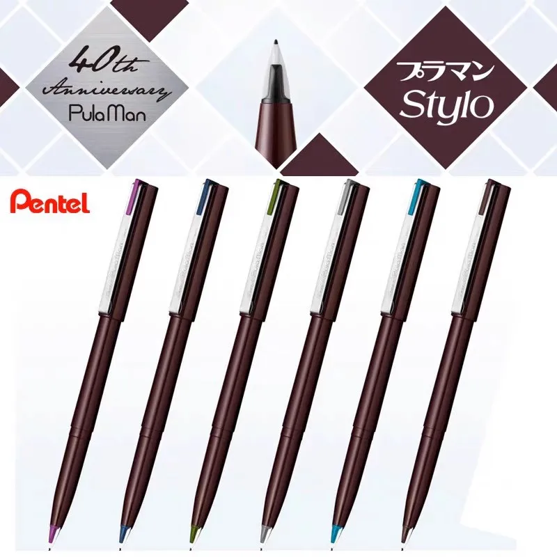 

1 шт., японская гелевая ручка PENTEL JM20, подпись, нарисованная вручную композиция, ручка с дизайном комиксов, наконечник из смолы, несколько цветов, канцелярские принадлежности