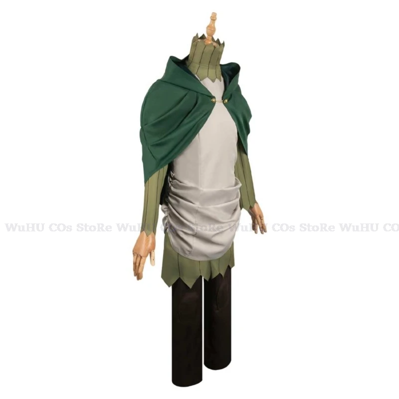 Anime Delicious In Cos Dungeon Mithrun Cosplay Shirt Pants Shawl Costume Wig Cloak Men Male Outfit Halloween Carnival Party Suit