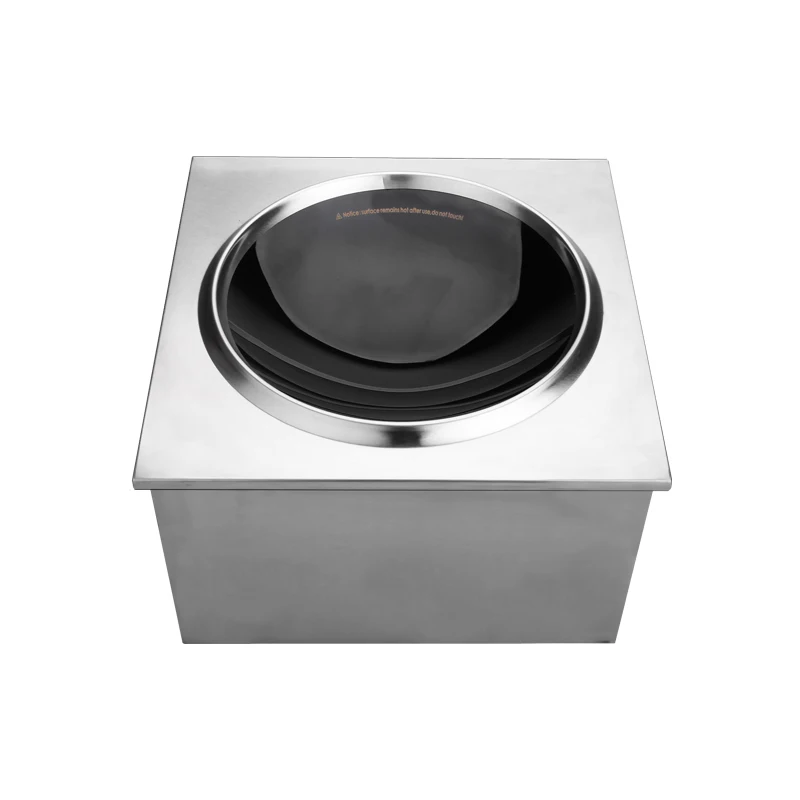 Embedded induction cooker stainless steel wok stove 3500W easy to clean