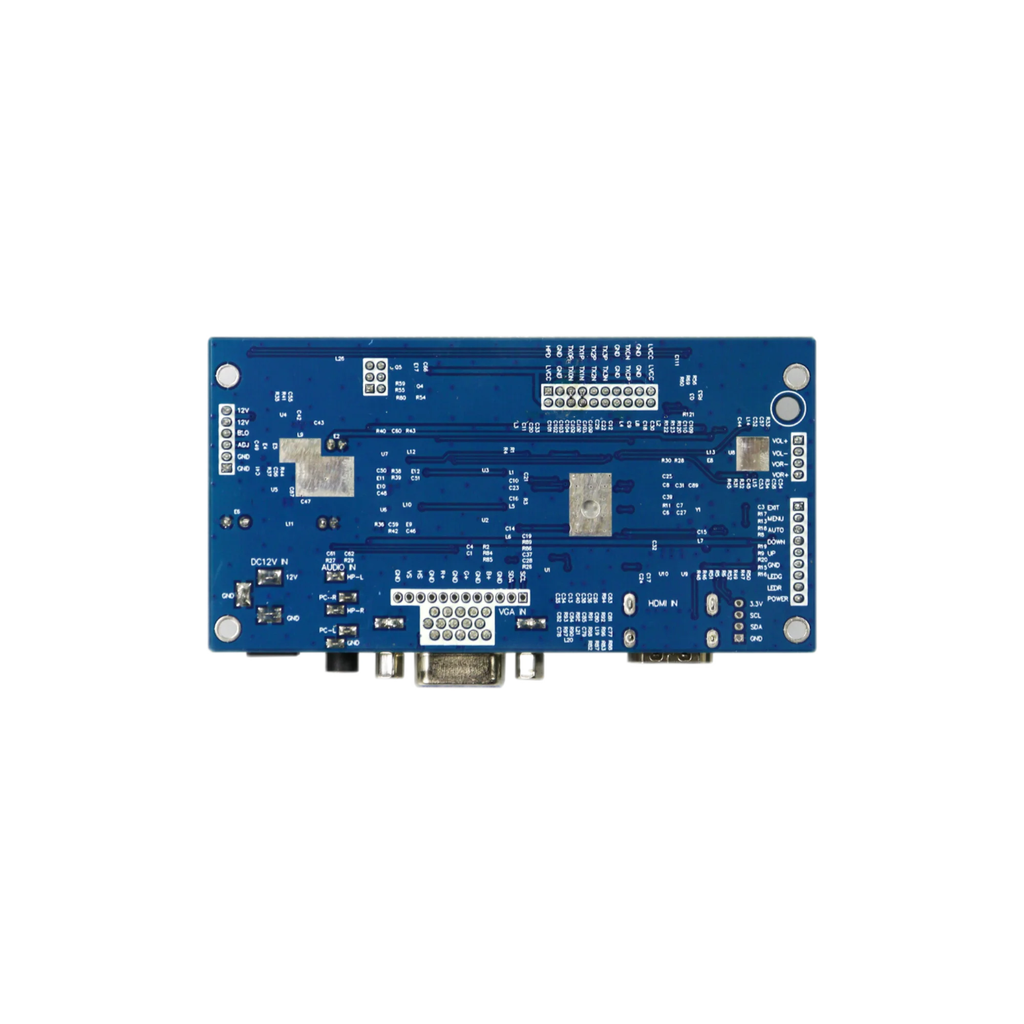 40 pin 7 inch universal tft lcd controller board with lvds output kit vga and hd-mi for gps pos advertising display