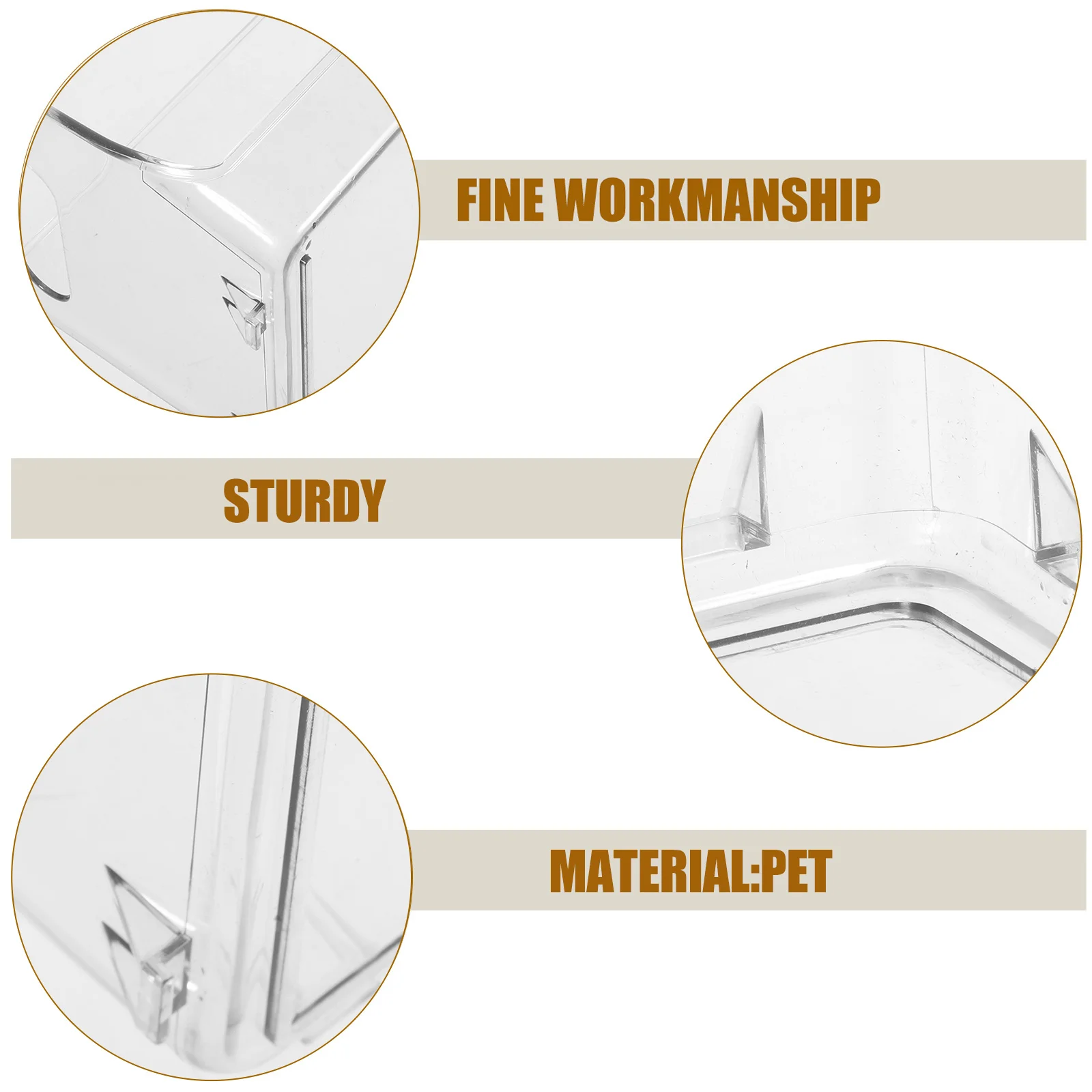 

Snack Storage Box Transparent Stackable Desktop Organizer For Cosmetics Sundries Makeup Home Office Bedroom Storage Rack