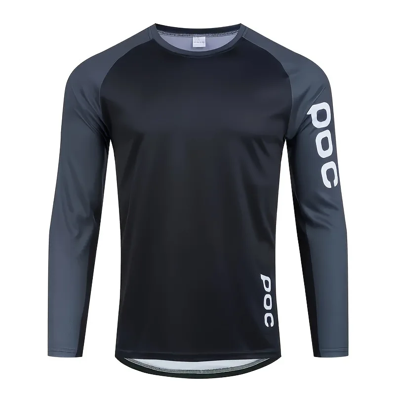 

POC костюм для езды на велосипеде по бездорожью с длинными рукавами, быстросохнущая футболка, впитывающее пот, снаряжение для езды на велосипеде на открытом воздухе