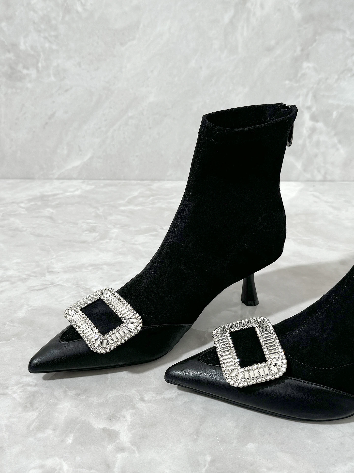 bottines-faionable-diamond-bule-pour-femmes-printemps-automne-bout-pointu-velours-confortables-fermeture-eclair-amincissantes-talons-hauts