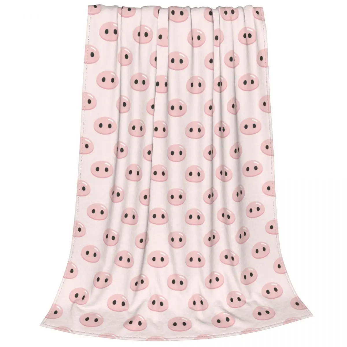 Pink Cartoon Cute Pig Animal Blankets Flannel Summer Multi-function Warm Throw Blanket for Bedding Travel Bedspread