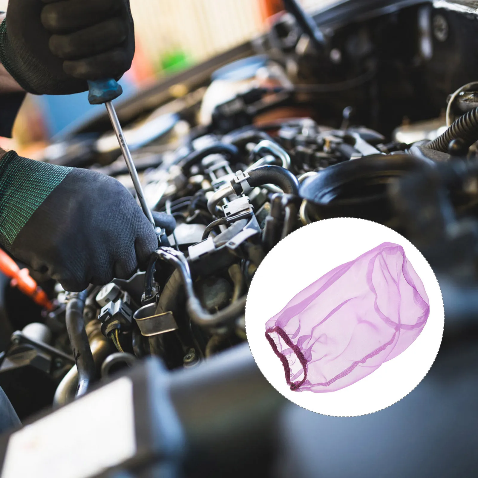 

Улучшенный фильтрующий элемент воздушного фильтра, защитная сетка для впускного фильтра холодного воздуха, защита двигателя