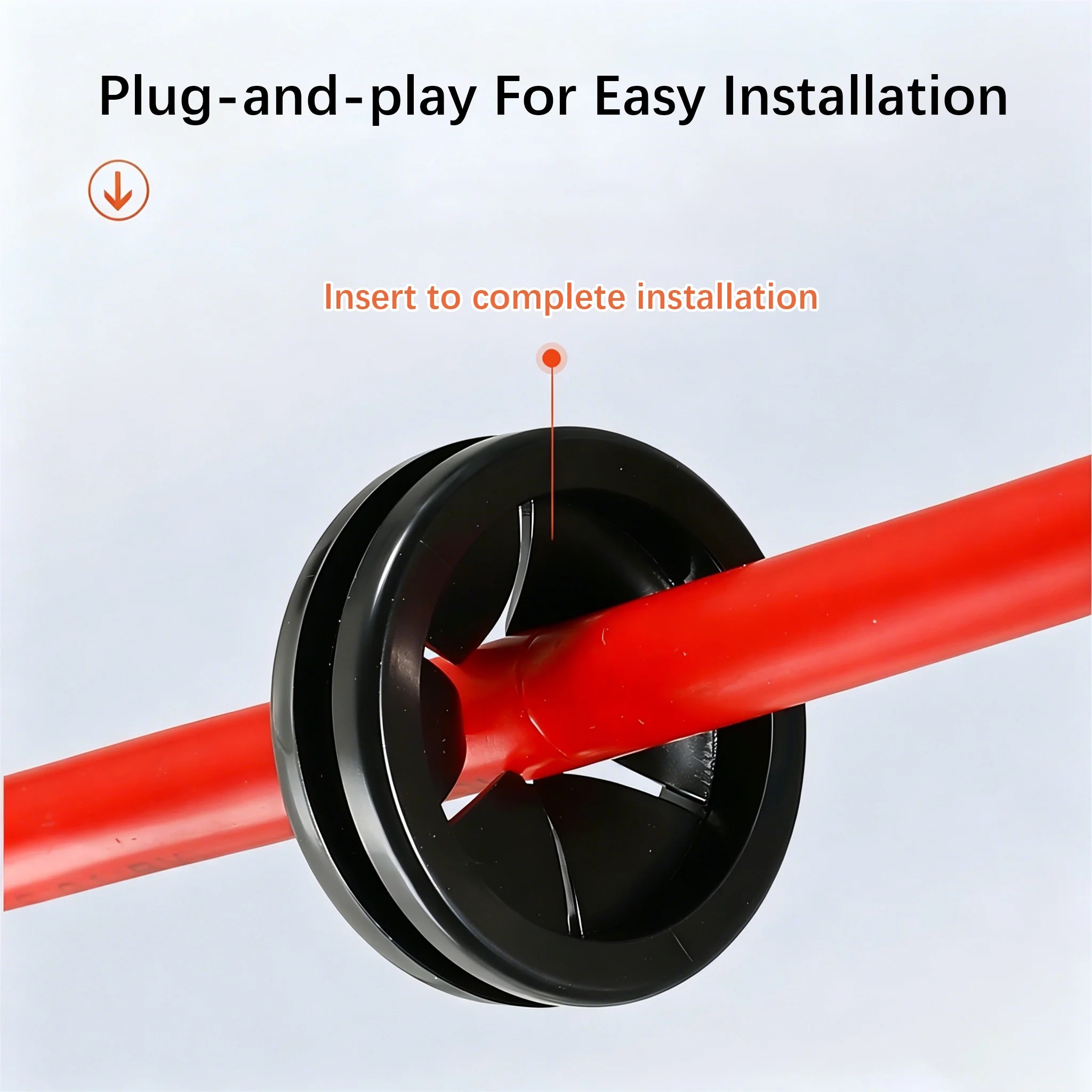 2-10pcs Eco-friendly Double-Sided Star Split Cable Grommets, Rubber Wire Rings, Electrical Cabinet Cable Feed-through Rings