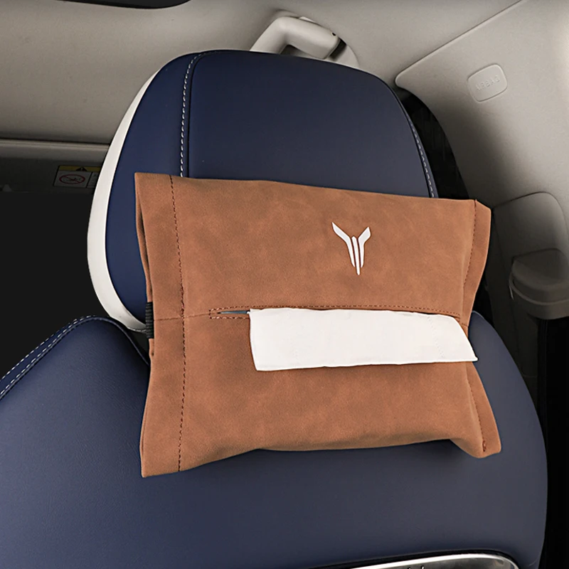

For Voyah Free 2021-2025 Tissue Bag Tissue Box Hanging Paper Bag Seat Back Paper Bag Car Interior Supplies
