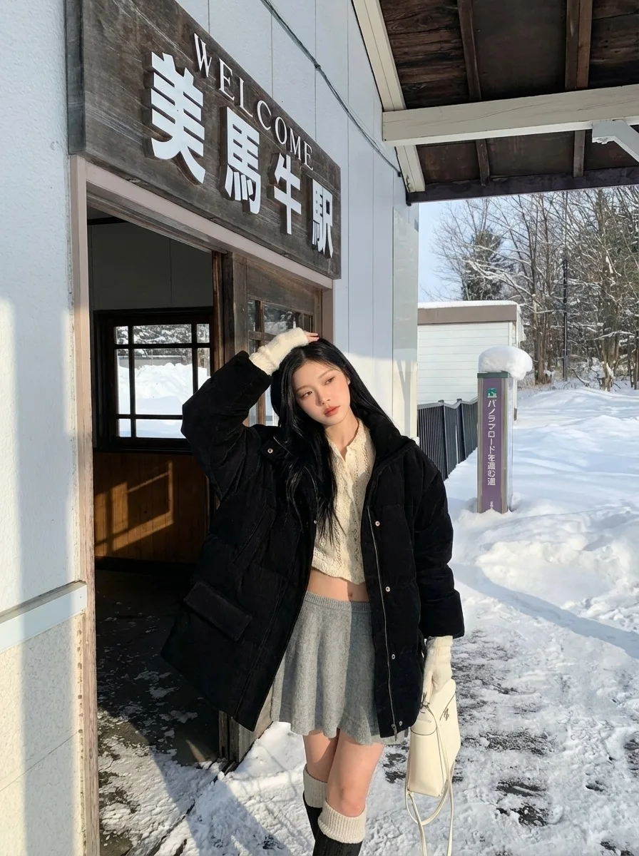 East gate veludo para baixo jaet feminino gola solta quente casual commuter sle casaco longo sve comprimento médio único botão