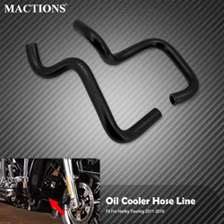Motorcycle Oil Cooler Hose Line For Harley Touring Electra Street Ultra Glide Road King FLHT FLHR FLHX 2011-2016 Oil Drain Tube