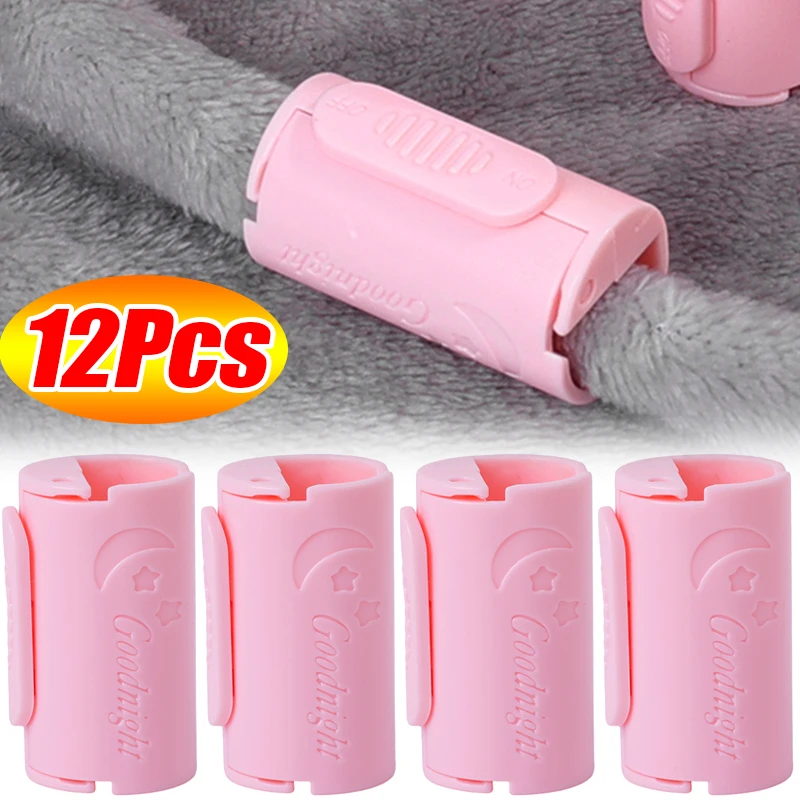 12/1Pcs Mattress Holder Quilt Bedspread Pin Clip Plastic Non-slip Bed Sheet Clips Food Sealing Clamp Household Towel Clothes Peg