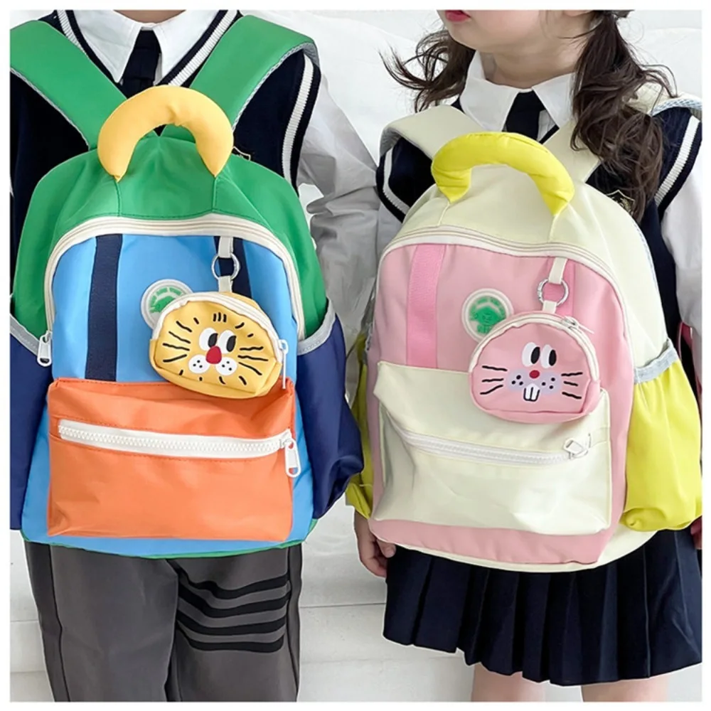 Breathable Cute Kindergarten Schoolbag Waterproof Colorful Fashion Children School Bags Ultra-light Casual