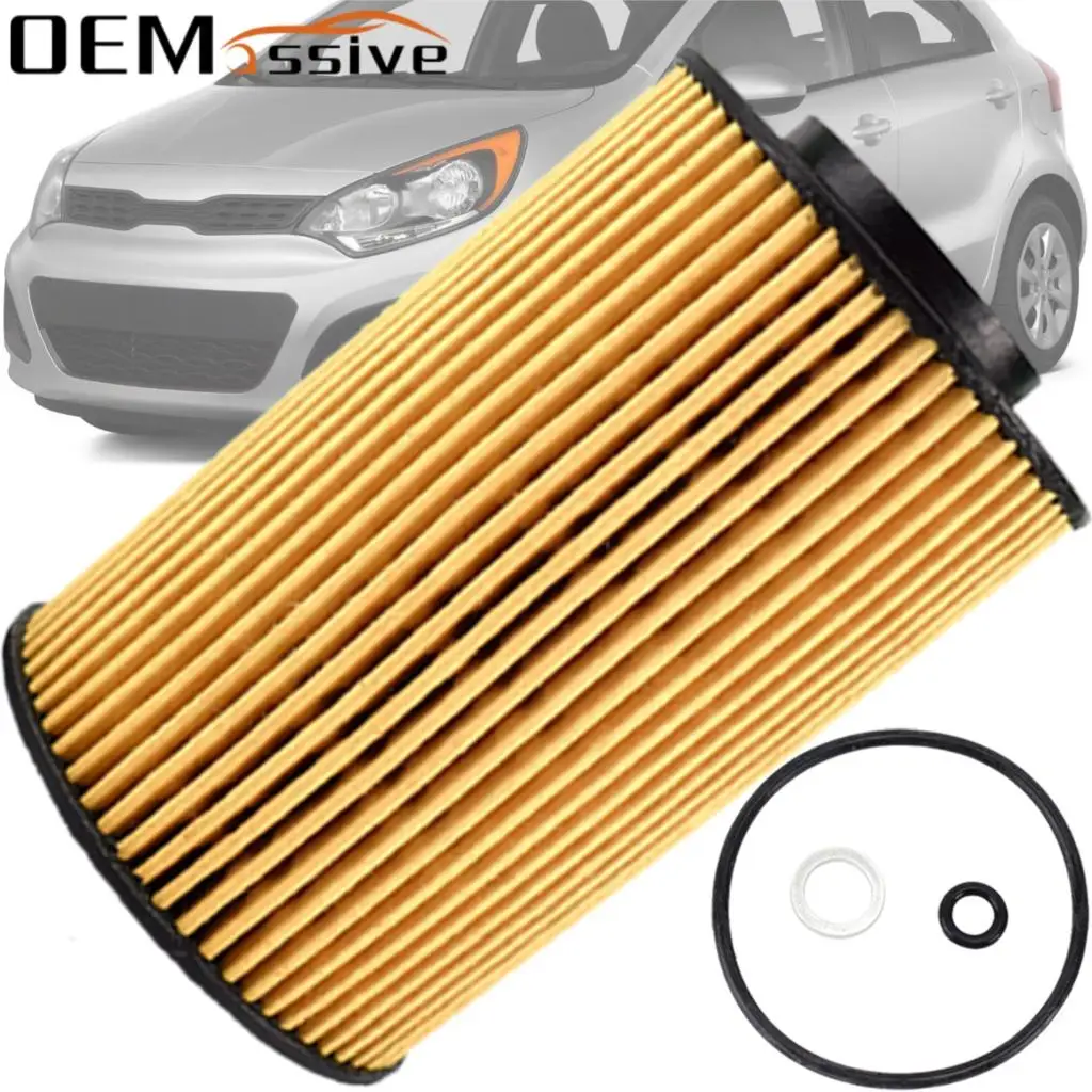 Oil Filter For Kia Rio 2008 2009 2010 2011 2012 2013 2014 2015 2016 2017 2018 2019 1.1 1.4 1.5 CRDi 1120ccm 1396ccm 1493ccm