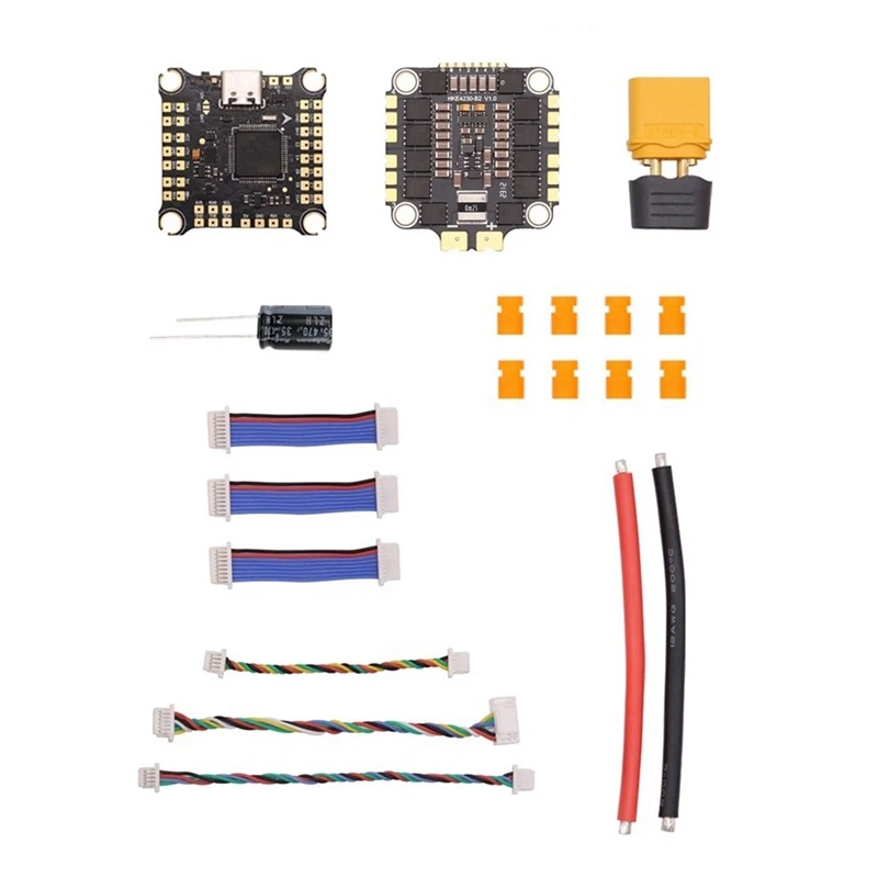 

F4530 V2 Flight Controller with 32-Bit 65A ESC Dual BEC ICM-42688 Gyroscope LED Light for RC FPV Racing Drone