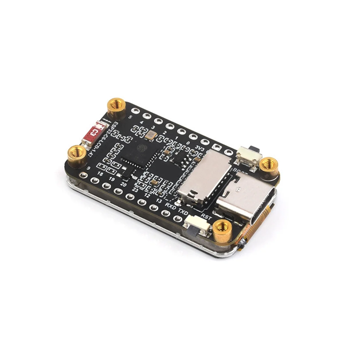 ESP32-C6 placa de desenvolvimento lcd de 1.47 polegadas suporte wifi6 e bluetooth 5 172x320 4mb flash ESP32-C6-LCD-1.47