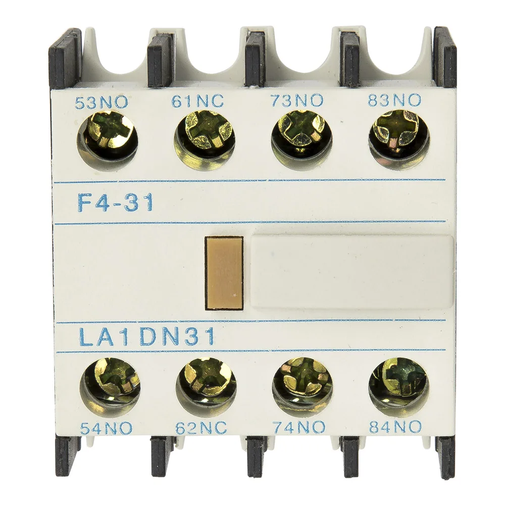 LA1-DN31 F4-31 3NO+1NC auxiliary contact block for CJX2 LC1-D series AC contactor