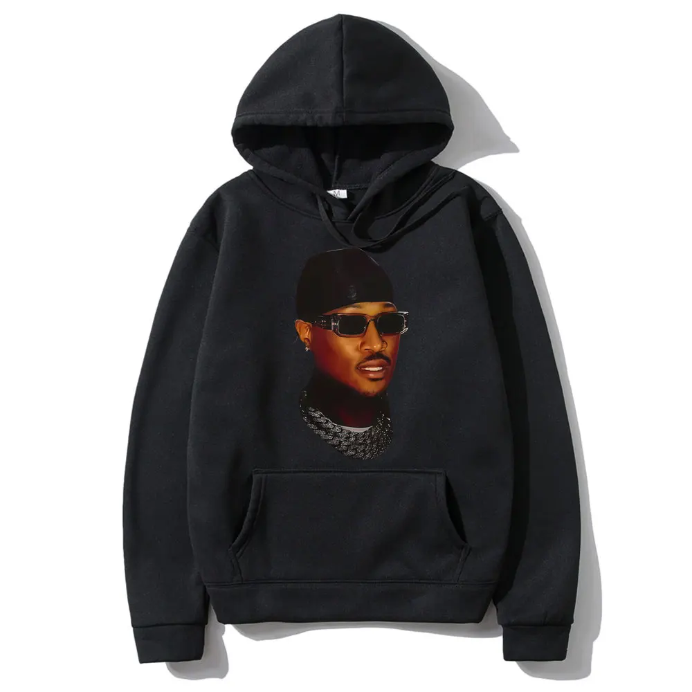 

Rapper Future Face Graphic Hoodie Men Women Hip Hop Fashion Oversized Sweatshirt Men's Casual Cotton Vintage Pullover Hoodies