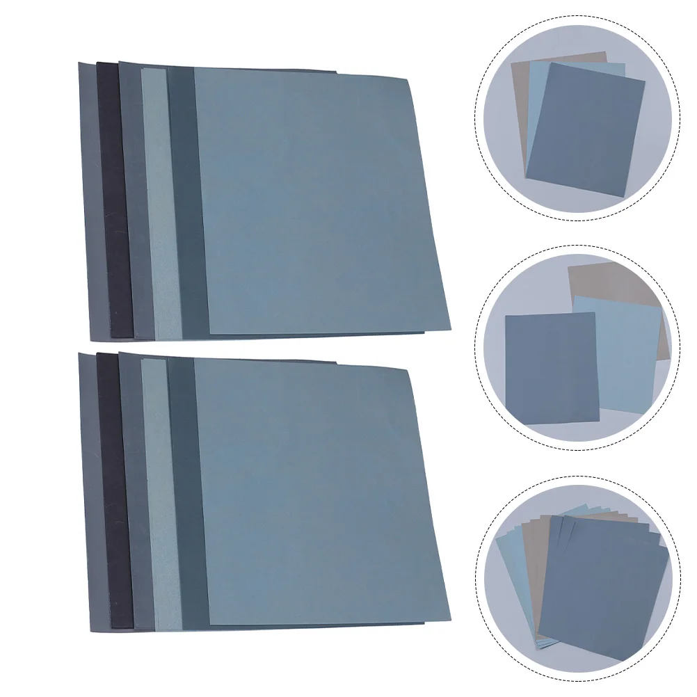 

12pcs Water Sandpaper Wet Dry Sanding Paper For Car Wood Metal Polishing Grinding Sandpaper Abrasive Emery
