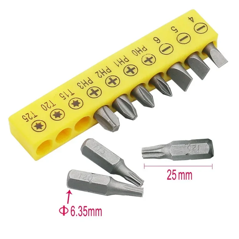 Mini Ratchet Wrench Screwdriver 1/4 Bit Angled Adapter Drive Socket Hex Bit Dual-Drive Head Ratchet Wrench Adjustable With Bit