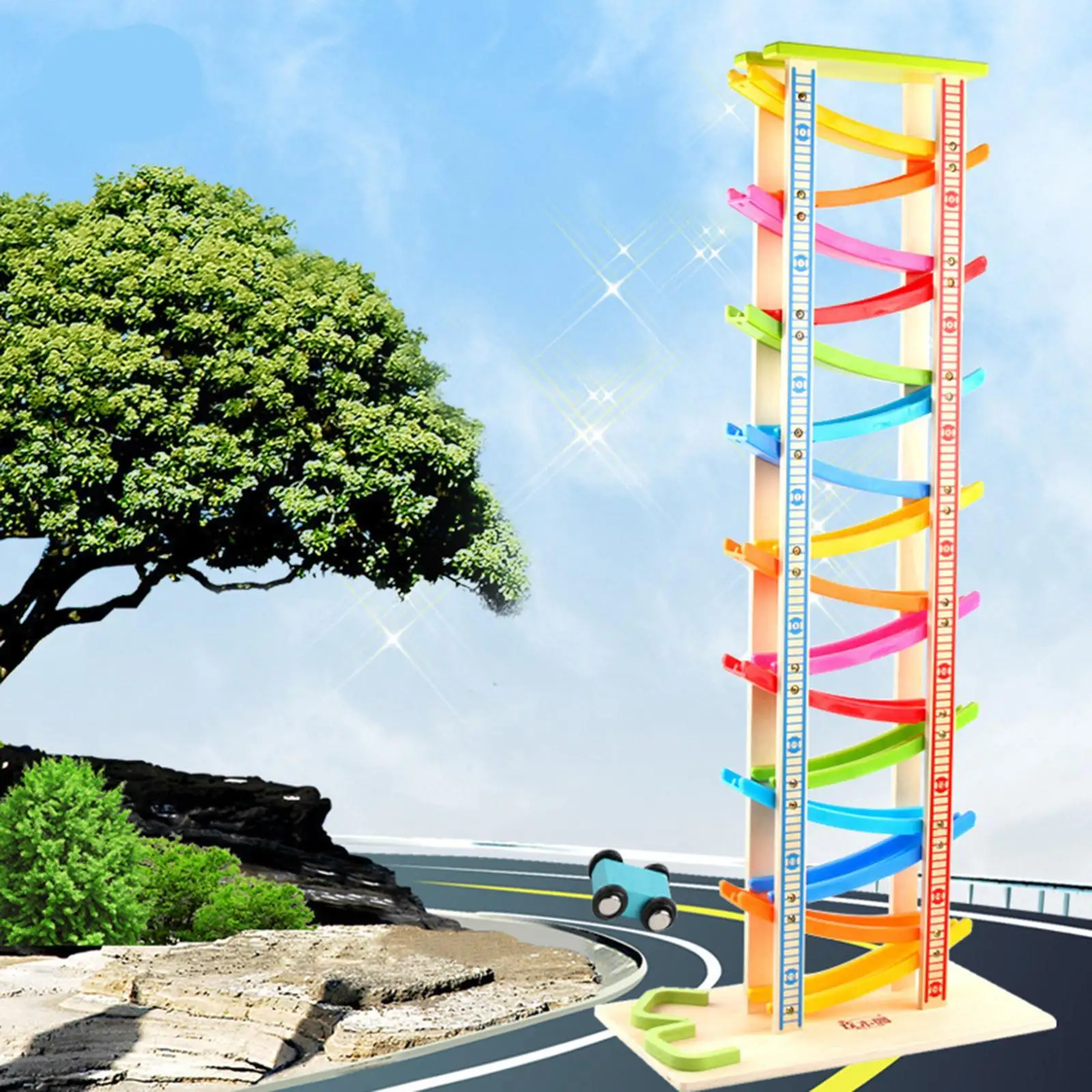 

Автомобильная рампа, игрушки Zig Car Slide Toys, развивающие забавные скользящие автомобильные игрушки с мини-детскими игрушками для детей 1, 2, 3 лет