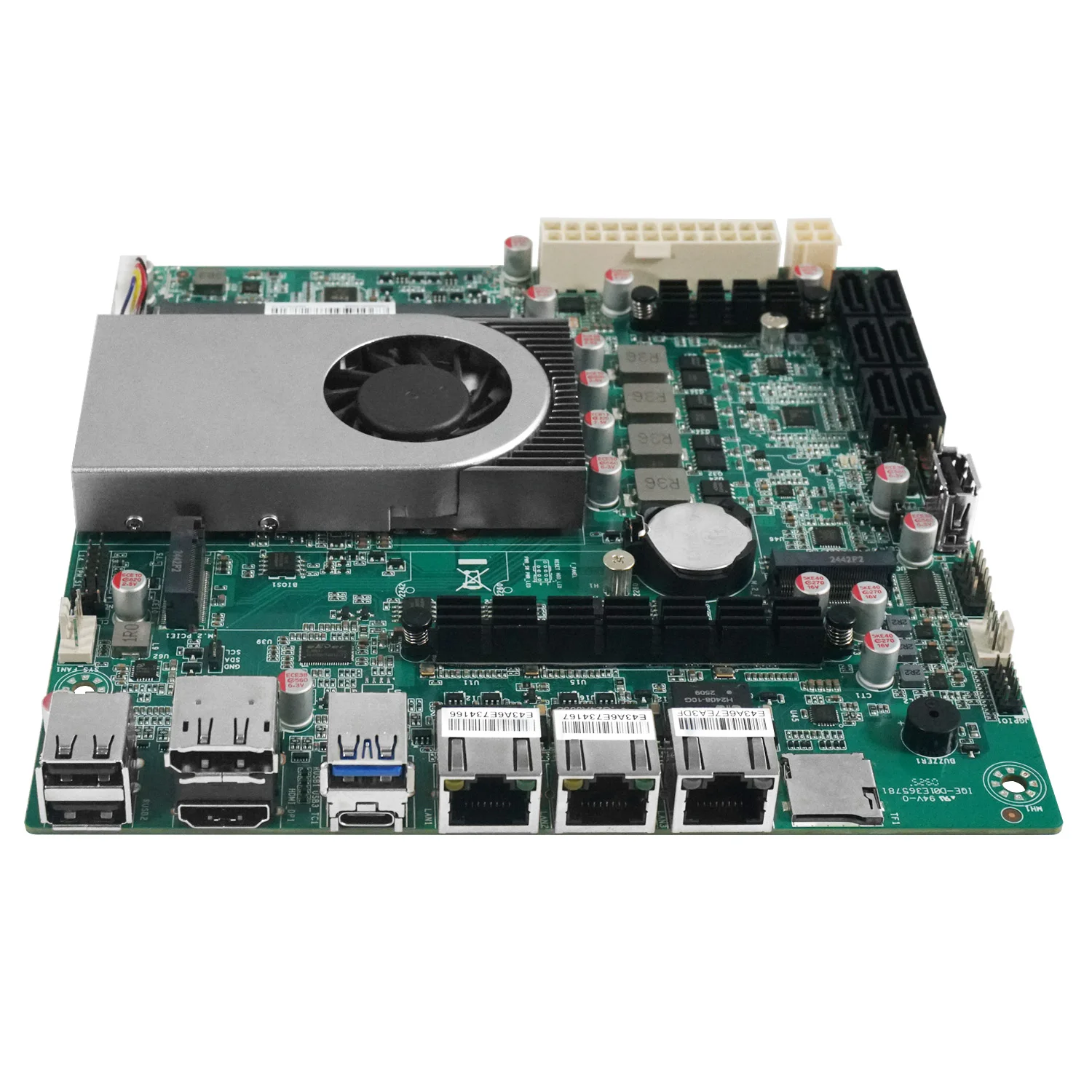 BKHD 2025 N150 NAS MINI-ITX เมนบอร์ด Quad Cores 2 * I226 1*10G พอร์ต Ethernet 2 * M.2 6 * SATA DDR5 16G NAS เมนบอร์ดเซิร์ฟเวอร์