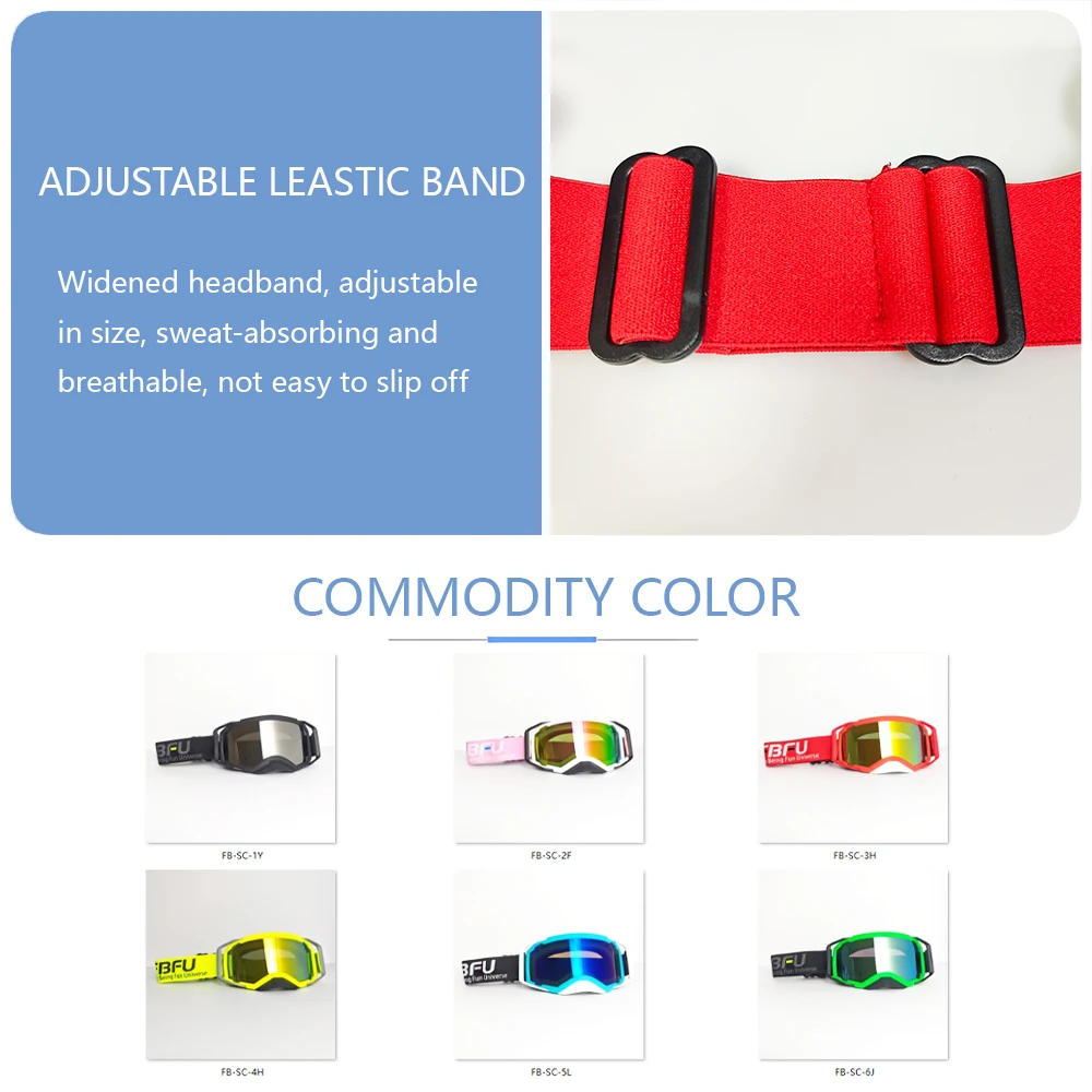 2025 Motorcycle Bicycle FBFU Sports Glasses - Windbreak Ventilate, Anti-Glare for All Day Riding: Ski, Snow & Mountain Outdoor