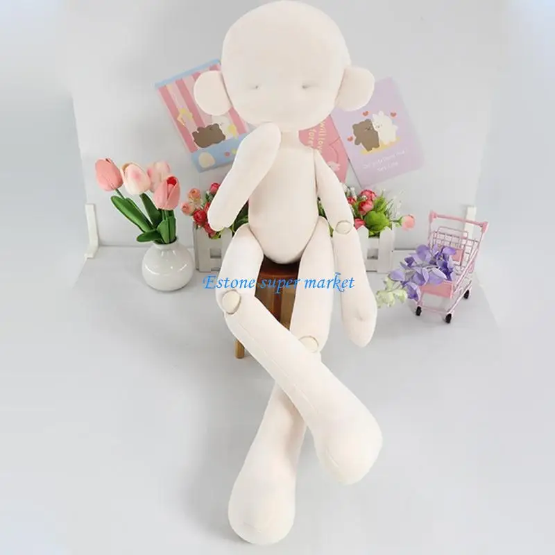 

090B Life Like 60cm Jointed Doll For Role Playing Game Costume Change Activity Flexible Arms Legs Fun Interactive Doll Toy