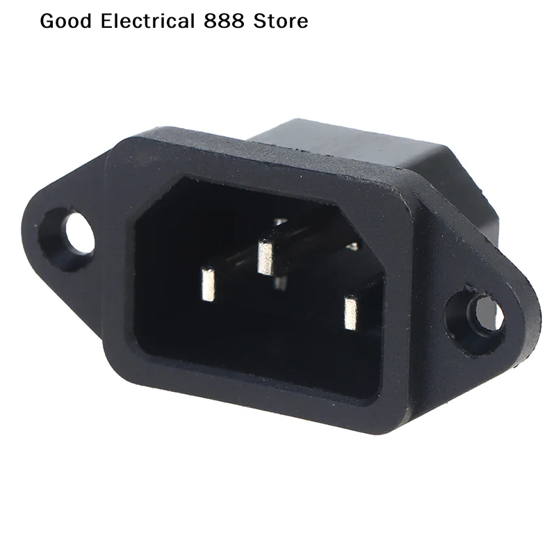 【GE】1pcs Hot Sale AC-04 Socket 250V 10A 3-pin With Ears For Electric Car Computer Power Socket