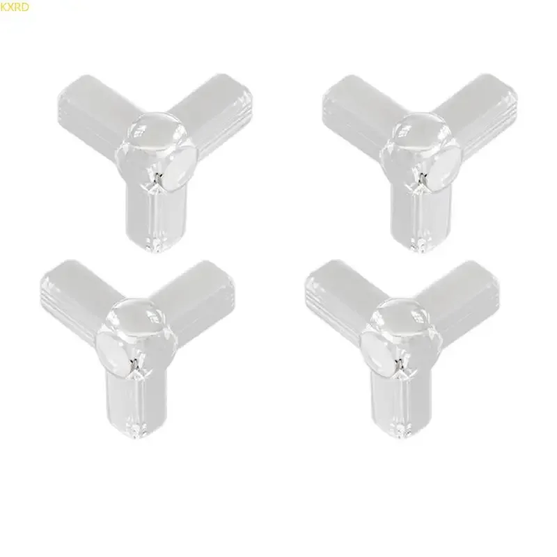 4 قطع من واقيات حواف الأثاث والزوايا - واقيات توسيد PVC مرنة، مثالية لسلامة الحضانة والمنزل (متوافقة مع الطاولة الجانبية