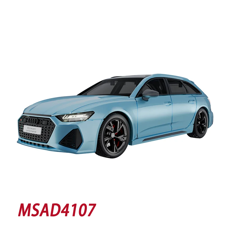 

MASSDI литой под давлением масштаб 1/64 Audi RS6 Avant модель автомобиля из сплава для взрослых и детей игрушки для мальчиков коллекционные сувениры подарки статический дисплей