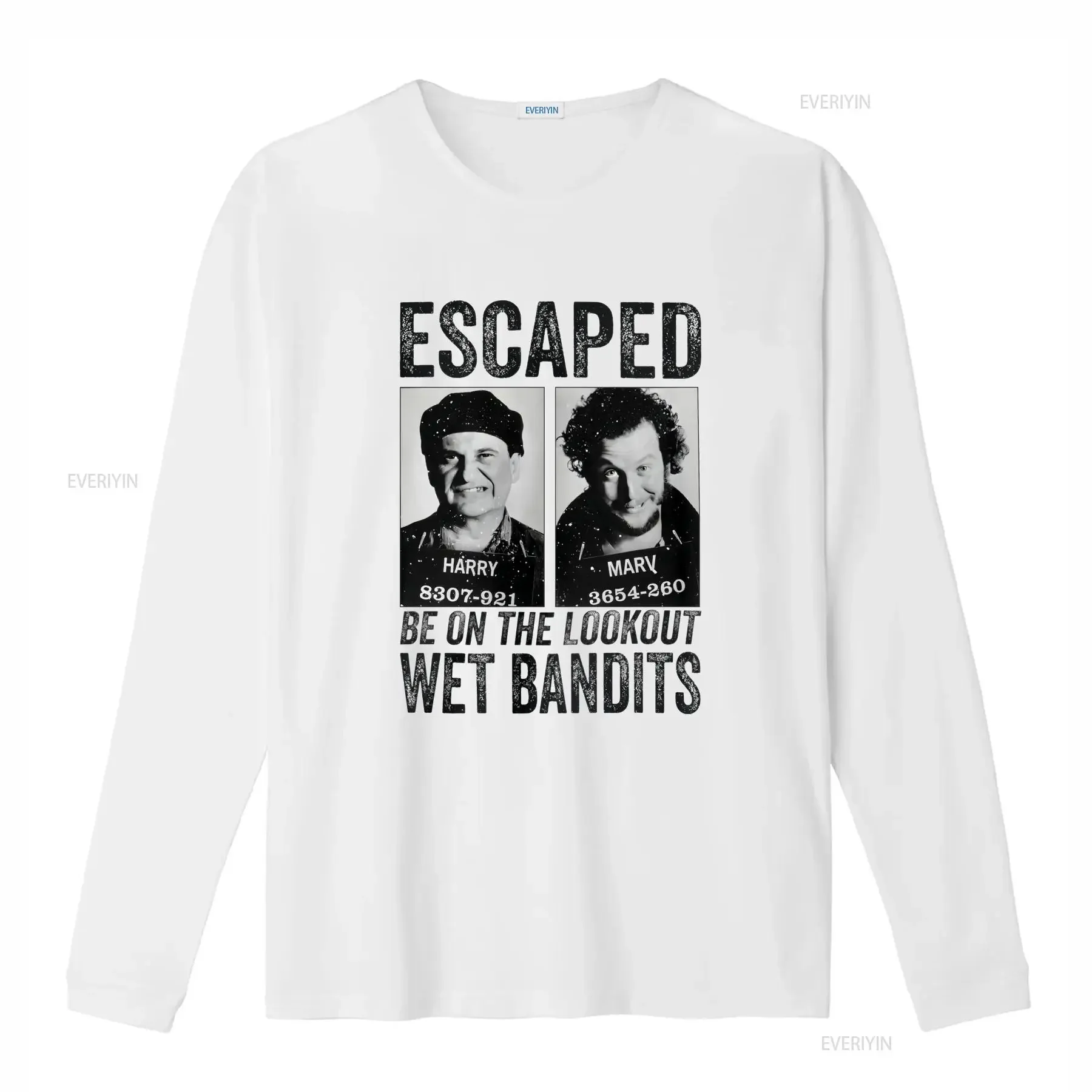 Wet Bandits Home Alone T Shirt Movie Classic Film Christmas For Him Her vintage Washed Soft homme Stretched