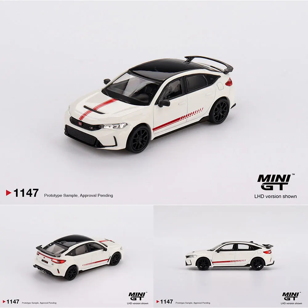 PreSale MINIGT 1/64 Diecast Model Car Honda Civic Type R Ultimate Edition /Blister Packaging High Performance Model Collection