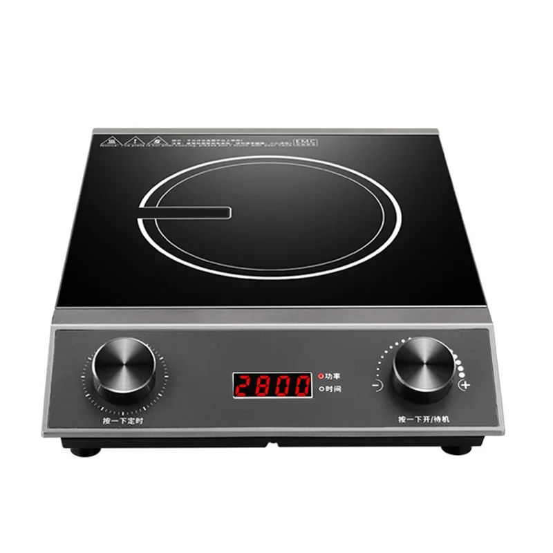 New 2800W High-power Induction Cooker Household Intelligent Frying Non Commercial High-power Frying Battery Furnace