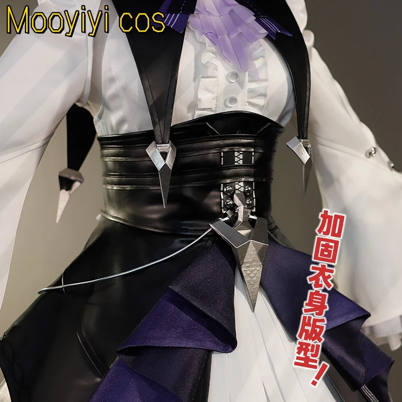Новый костюм для косплея Zenless Zone Zero ZZZ, новый костюм Вивиан на Хэллоуин, Рождество, МЕТАЛЛИЧЕСКИЕ ФИТИНГЫ, светоизлучающее устройство Вивиан Банши