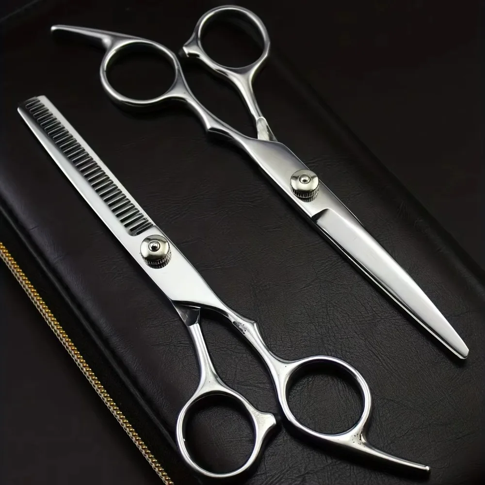 

Hair Cutting Shears with Safety Tip,Stainless Steel Material,Loosen Screws for Adjustment,Comfortable Handle,Sharp &Long Lasting
