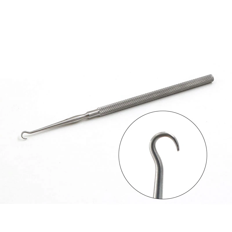 Line Carving Hook Beauty Instrument Nose Big V Wire Embedding Error Correction Needle Question Mark Skin Hook Release Needle Rep